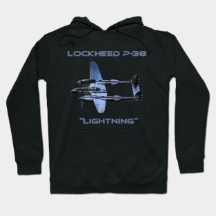 Lockheed P-38 Lightning - without Background Hoodie